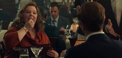 melissa mccarthy eating towel|More.